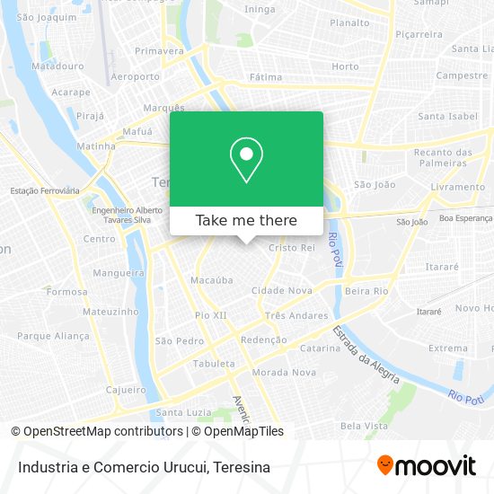 Industria e Comercio Urucui map