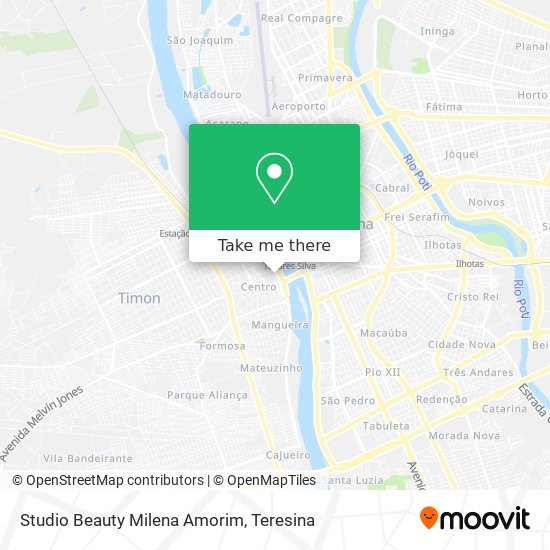 Studio Beauty Milena Amorim map