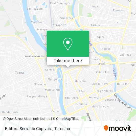 Editora Serra da Capivara map