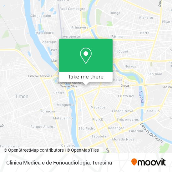 Clinica Medica e de Fonoaudiologia map