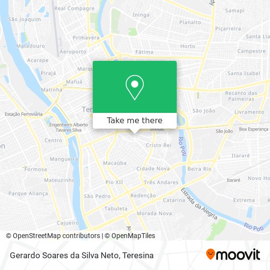 Gerardo Soares da Silva Neto map