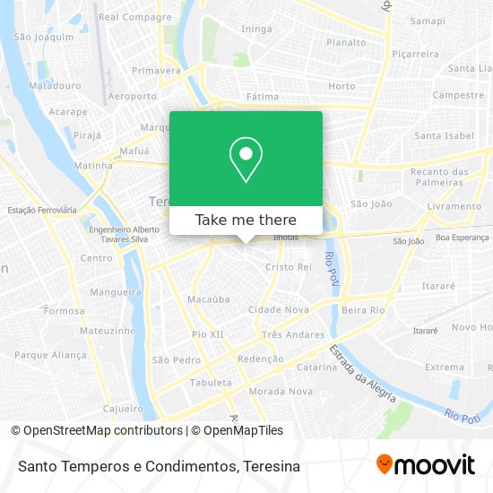 Santo Temperos e Condimentos map