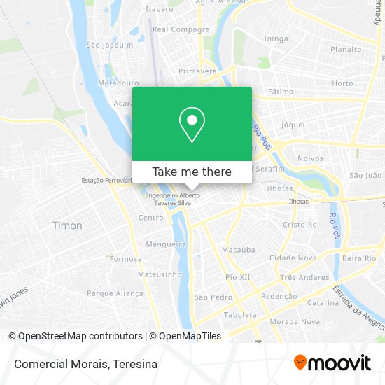 Comercial Morais map