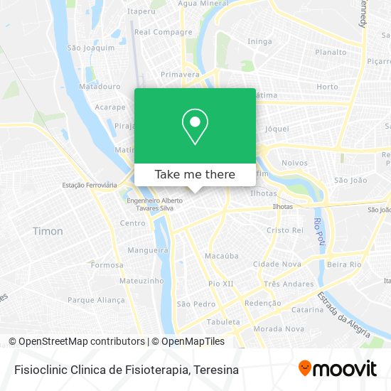 Fisioclinic Clinica de Fisioterapia map