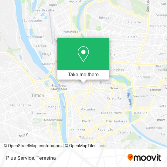 Plus Service map