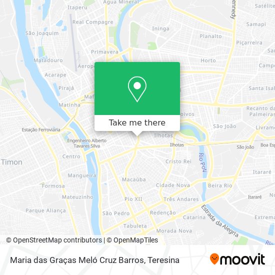 Maria das Graças Meló Cruz Barros map