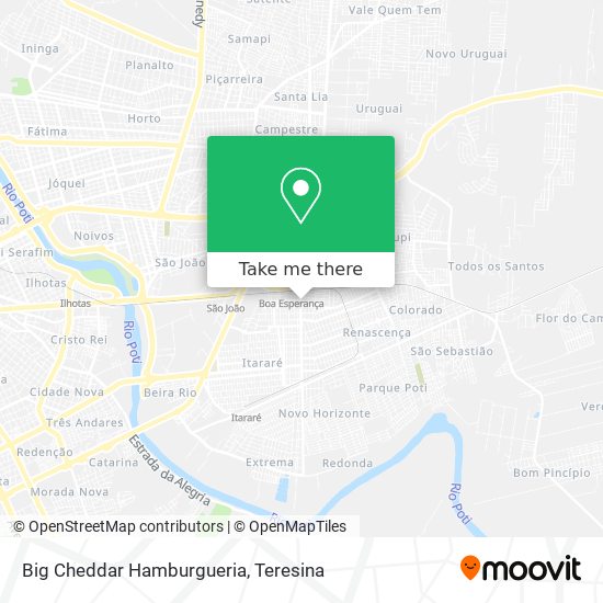 Big Cheddar Hamburgueria map