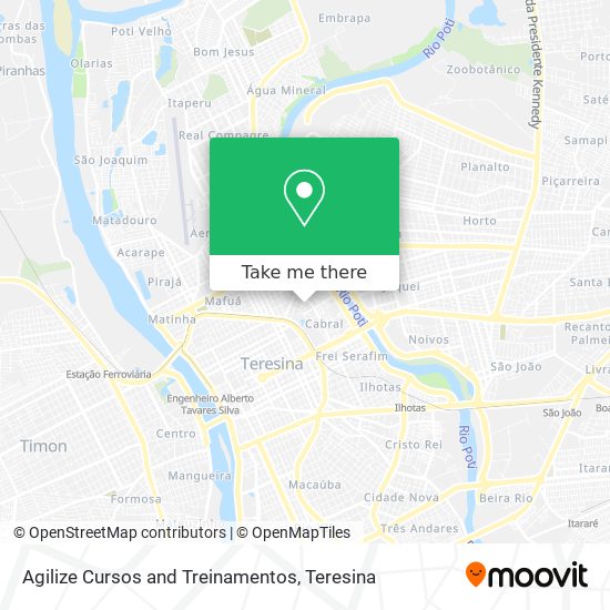 Agilize Cursos and Treinamentos map