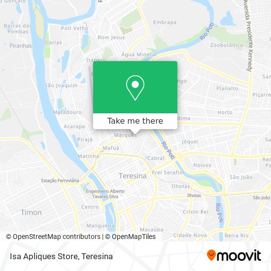 Isa Apliques Store map