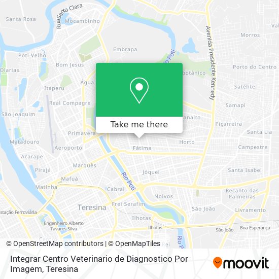 Integrar Centro Veterinario de Diagnostico Por Imagem map