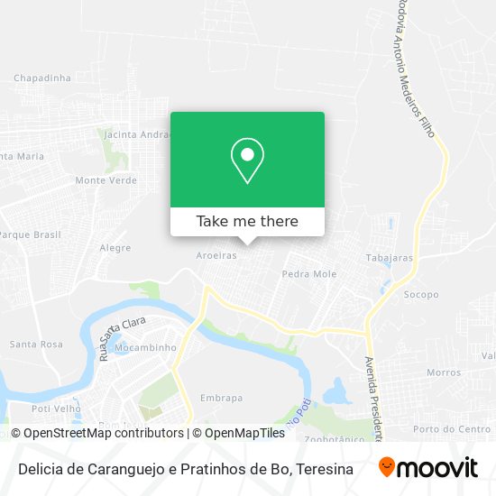 Delicia de Caranguejo e Pratinhos de Bo map