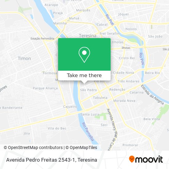 Avenida Pedro Freitas 2543-1 map