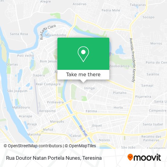 Rua Doutor Natan Portela Nunes map