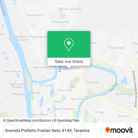 Avenida Prefeito Freitas Neto 4149 map