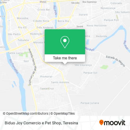Biduo Joy Comercio e Pet Shop map