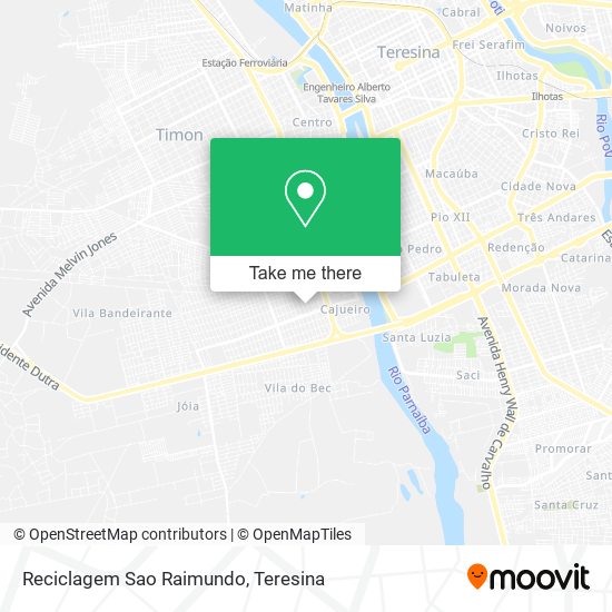 Reciclagem Sao Raimundo map