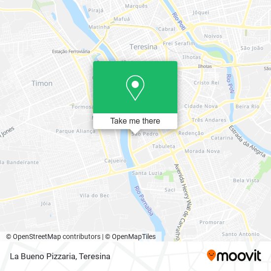 La Bueno Pizzaria map