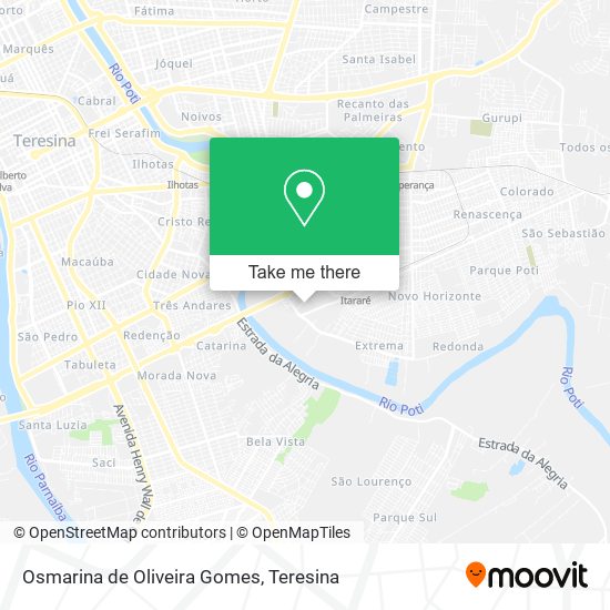 Osmarina de Oliveira Gomes map