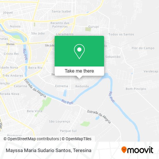Mayssa Maria Sudario Santos map