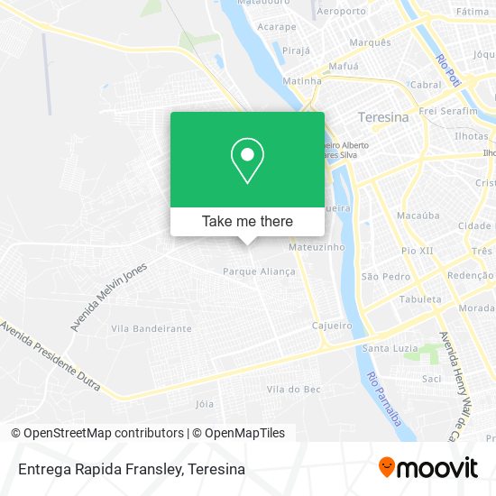 Entrega Rapida Fransley map