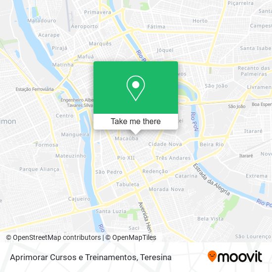 Mapa Aprimorar Cursos e Treinamentos