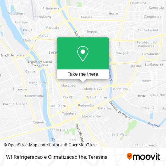 Wf Refrigeracao e Climatizacao the map