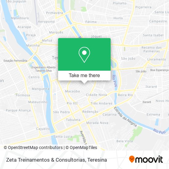 Zeta Treinamentos & Consultorias map