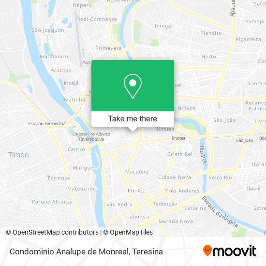Condominio Analupe de Monreal map