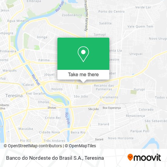 Banco do Nordeste do Brasil S.A. map