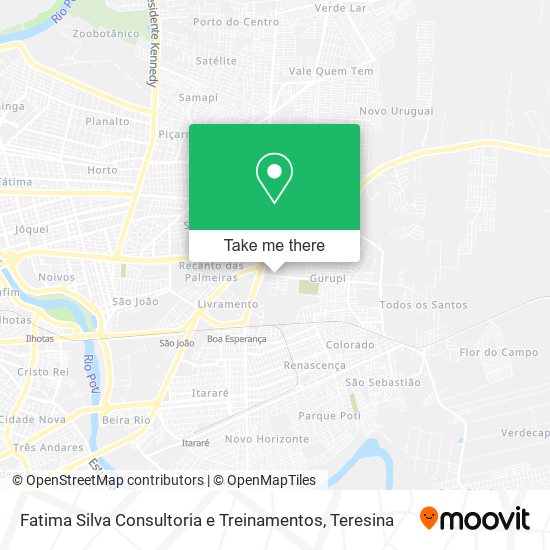 Mapa Fatima Silva Consultoria e Treinamentos