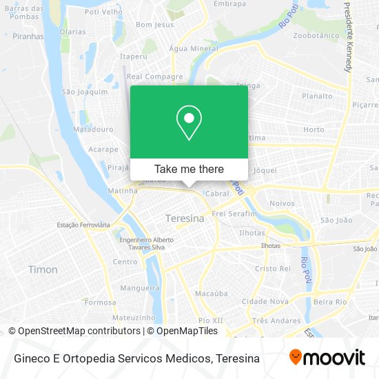 Mapa Gineco E Ortopedia Servicos Medicos