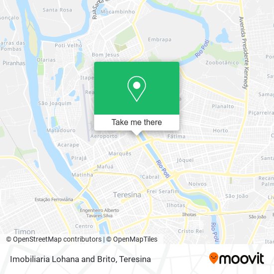 Imobiliaria Lohana and Brito map