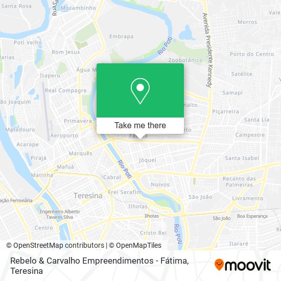Rebelo & Carvalho Empreendimentos - Fátima map
