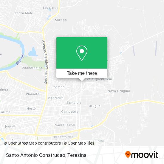 Santo Antonio Construcao map
