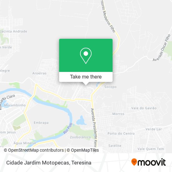 Cidade Jardim Motopecas map