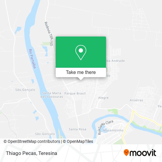 Thiago Pecas map