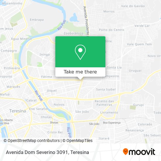Avenida Dom Severino 3091 map