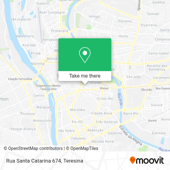 Rua Santa Catarina 674 map