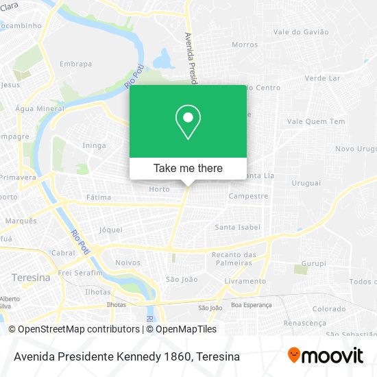 Avenida Presidente Kennedy 1860 map