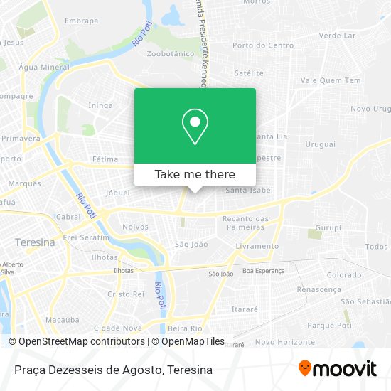 Praça Dezesseis de Agosto map