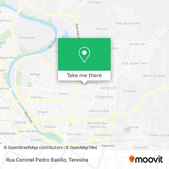 Rua Coronel Pedro Basílio map
