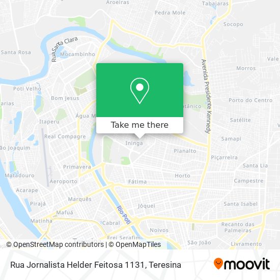 Mapa Rua Jornalista Helder Feitosa 1131