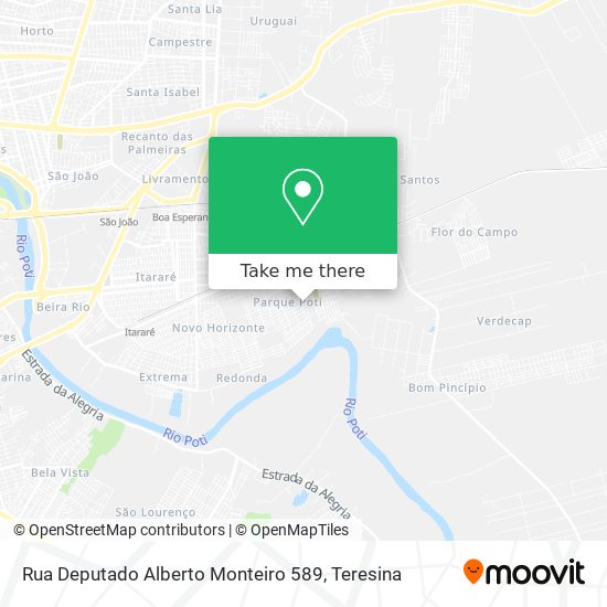 Rua Deputado Alberto Monteiro 589 map