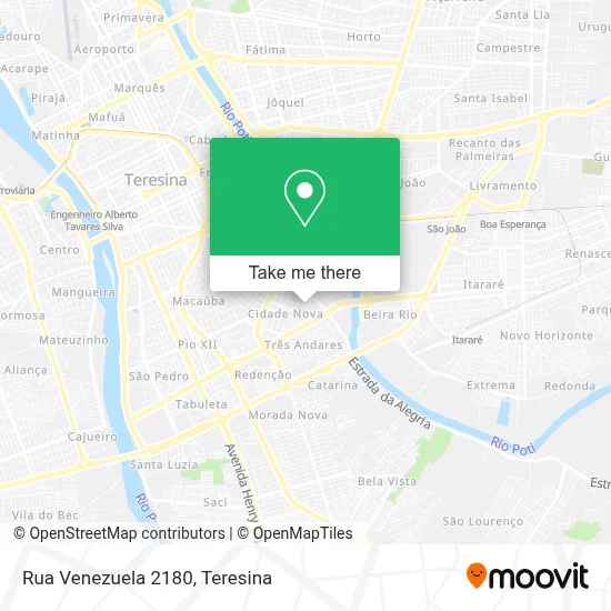 Rua Venezuela 2180 map