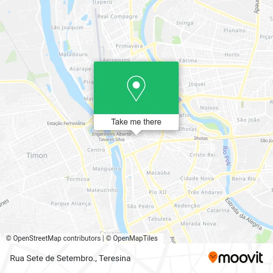 Rua Sete de Setembro. map