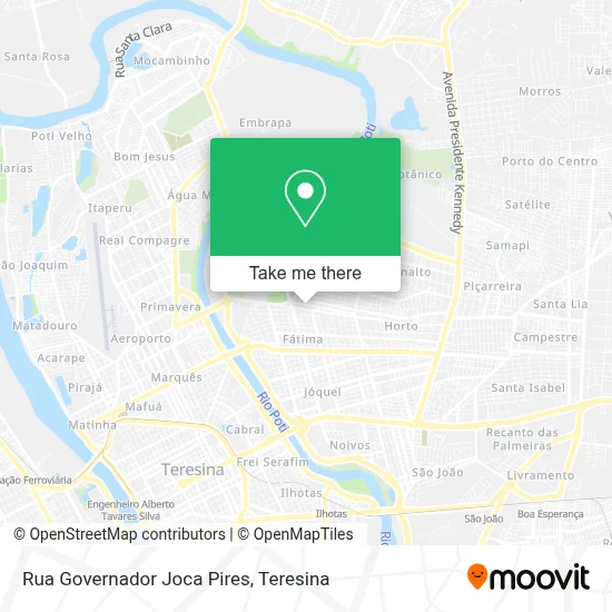 Rua Governador Joca Pires map