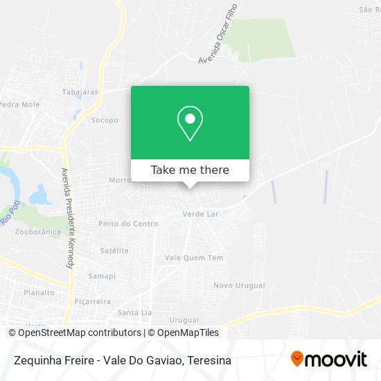 Zequinha Freire - Vale Do Gaviao map