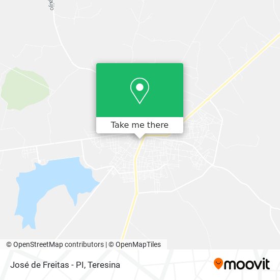 Mapa José de Freitas - PI