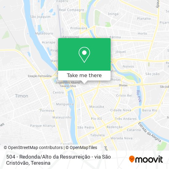 504 - Redonda / Alto da Ressurreição - via São Cristóvão map