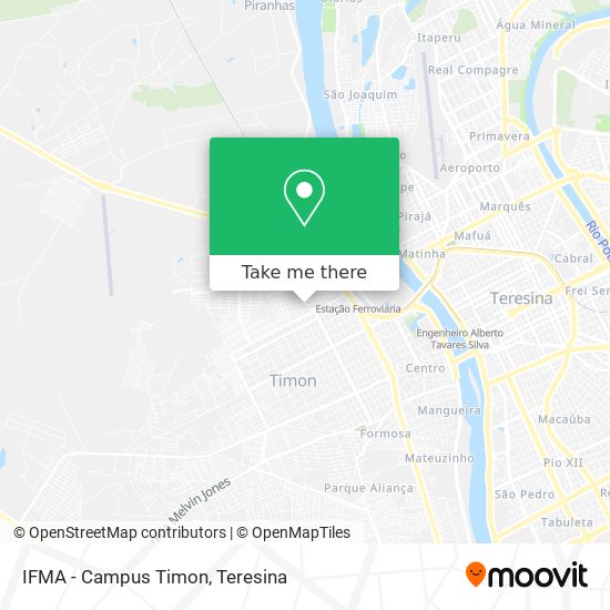 Mapa IFMA - Campus Timon